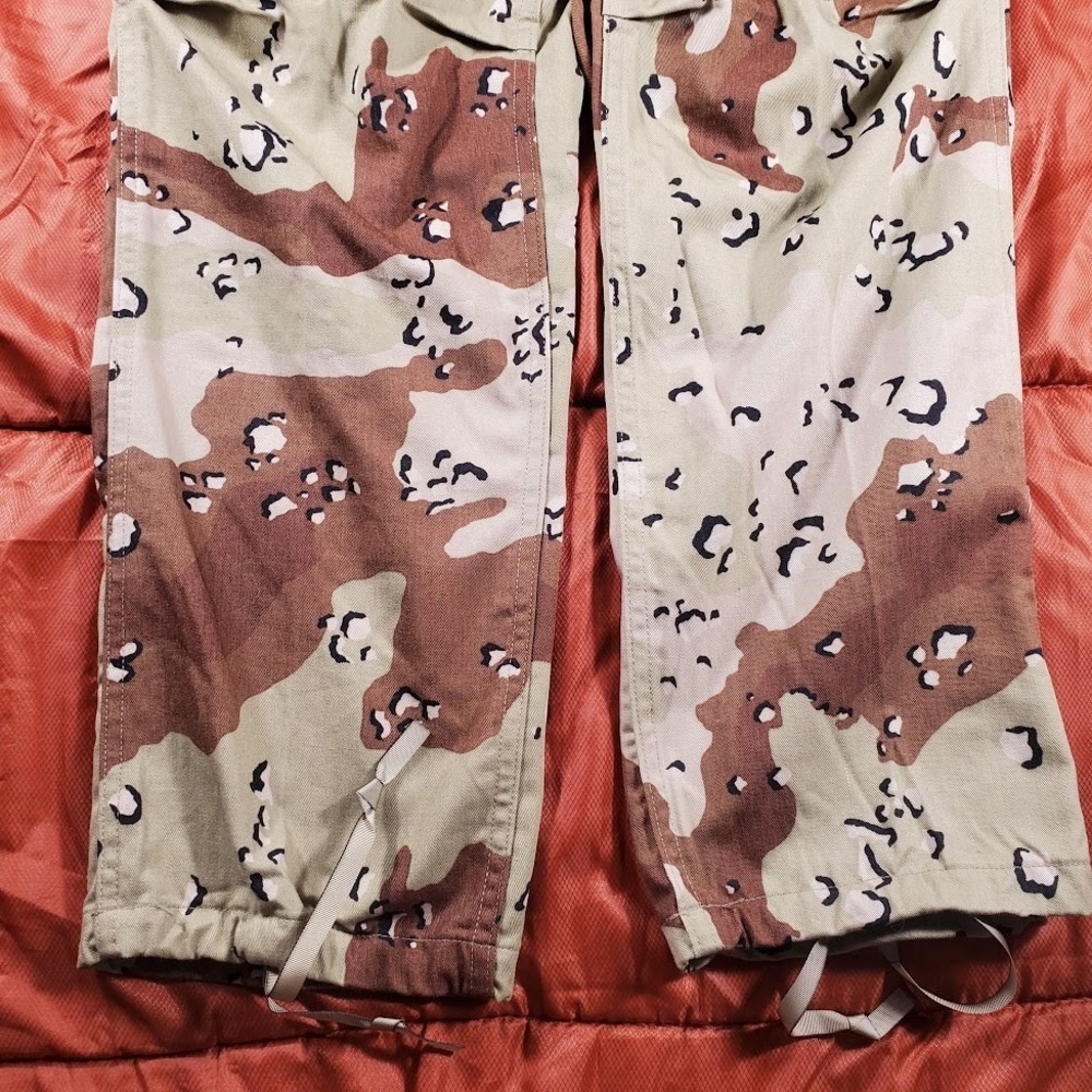TROUSERS DESERT CAMOUFLAGE PATTERN COMBAT SIZE‎ SMALL 28 x 28 - Picture 4 of 12